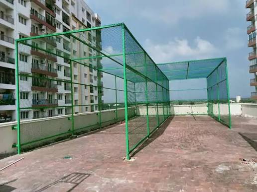 Terrace cricket nets
